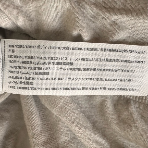 A&F Tap Bandeau Tank Top | Matching Shorts Available | Ribbed and Lined - Picture 8 of 8